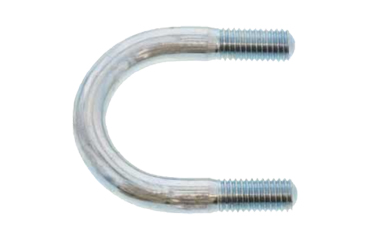 (製作見積品) 鉄 特寸Uボルト(胴太)(ミリネジ M36)(p＝芯々ピッチ/H＝内寸高/Sねじ部長)